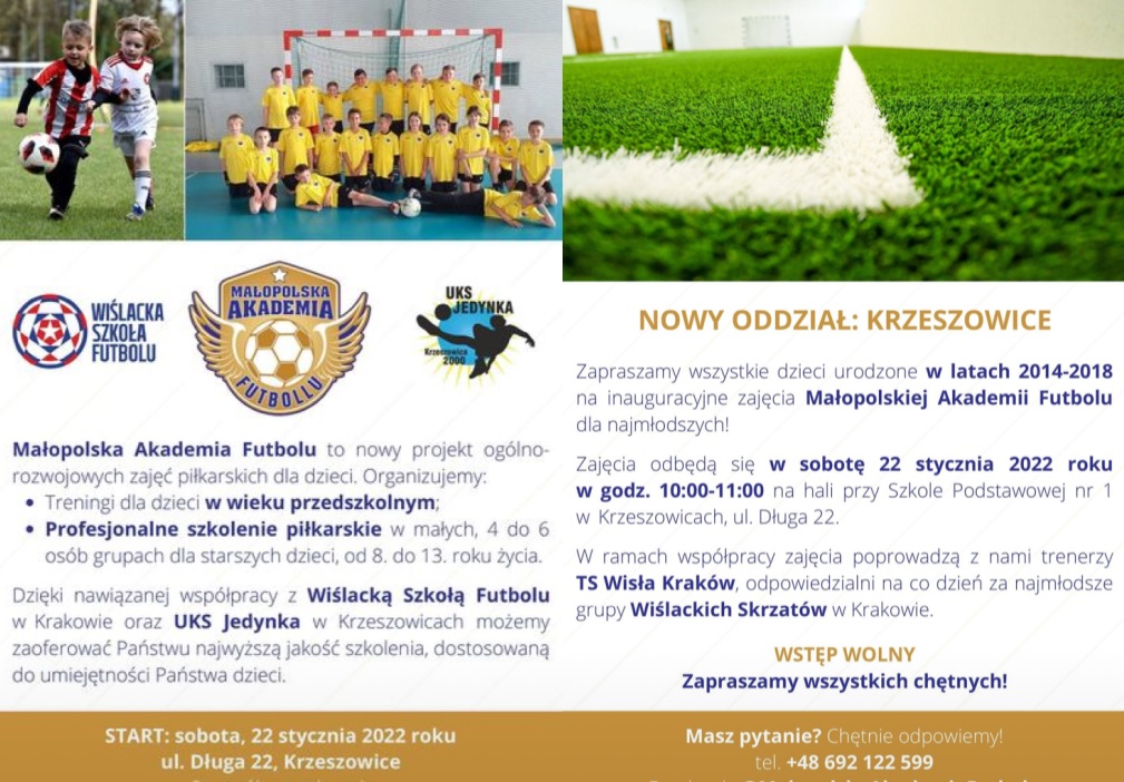 Małopolska Akademia Futbolu- informacja
