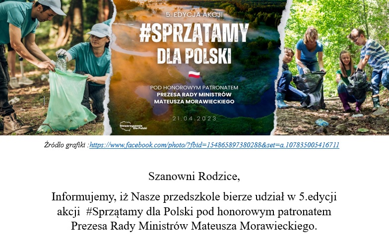 #Sprzątamy dla Polski – 5.edycja akcji