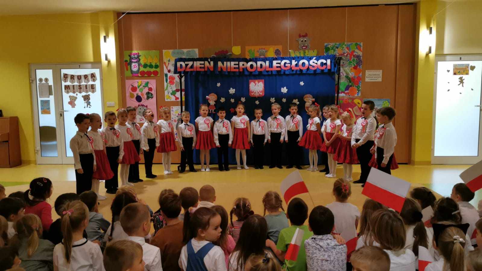 Święto Niepodległości- w Przedszkolu Samorządowym w Krzeszowicach