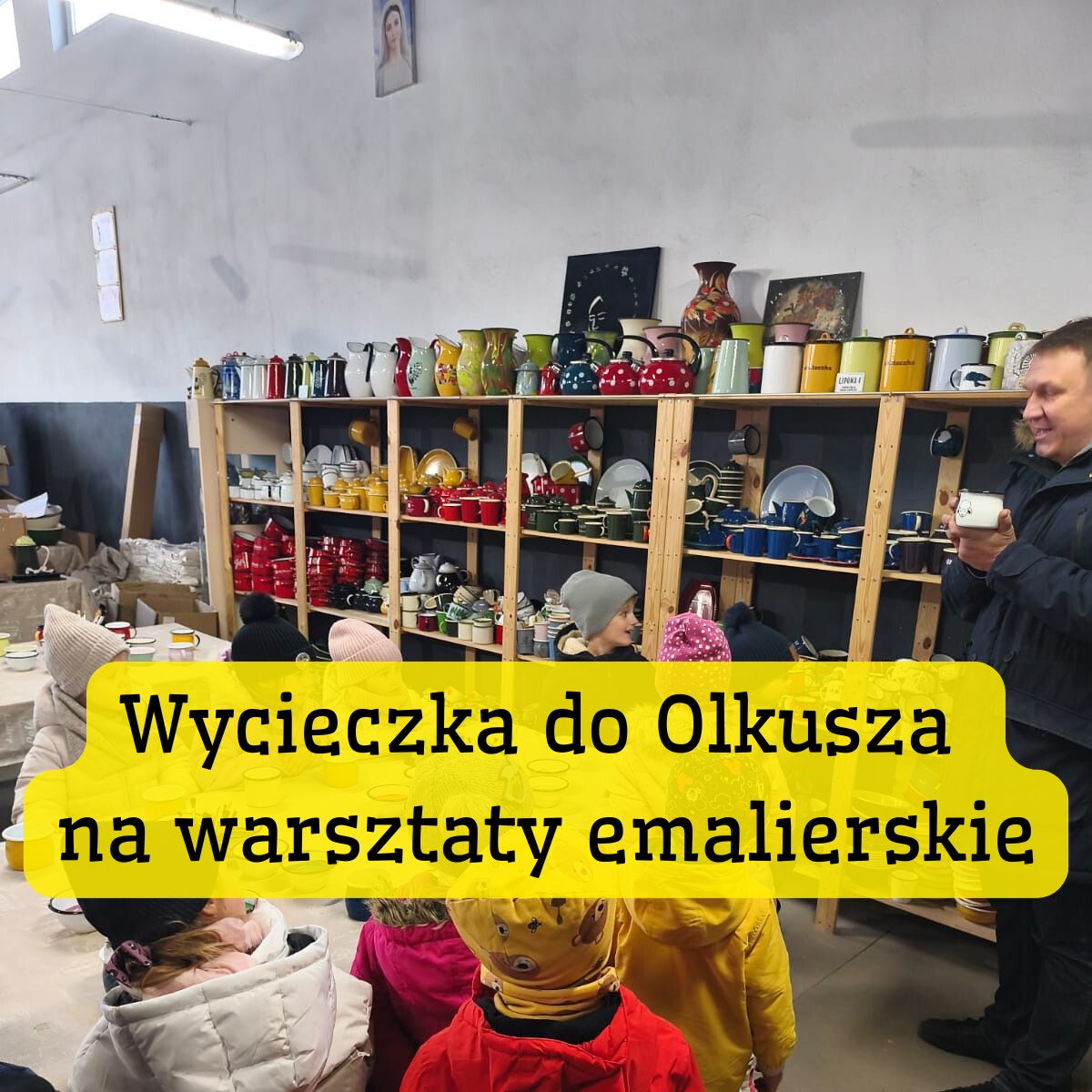 Wycieczka do Olkusza na warsztaty emalierskie