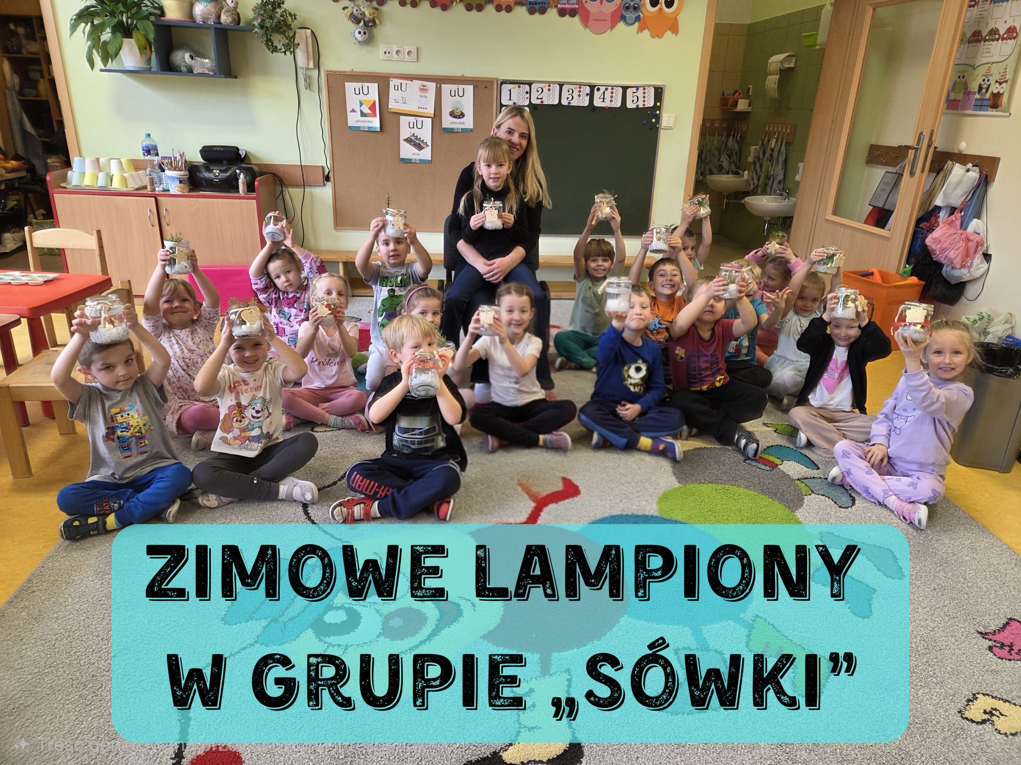Zimowe lampiony w grupie „Sówki”