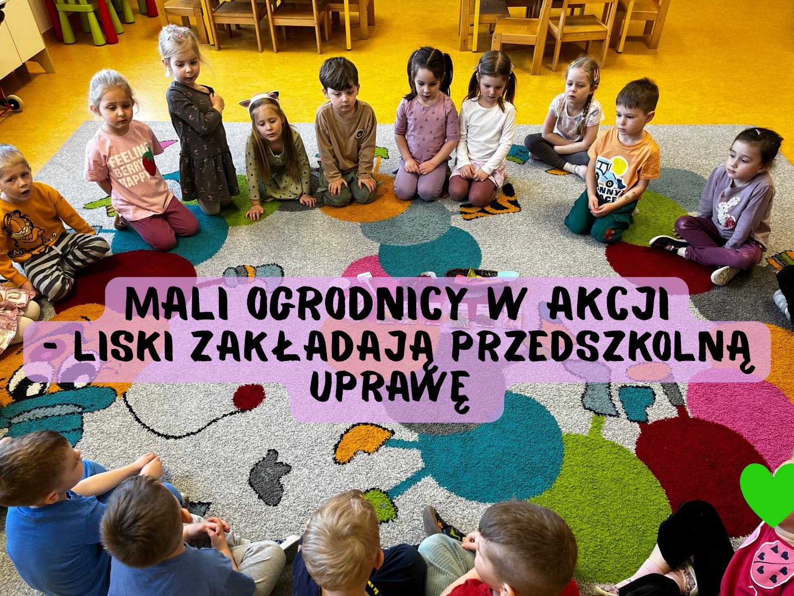 Mali ogrodnicy w akcji- Liski zakładają przedszkolną uprawę