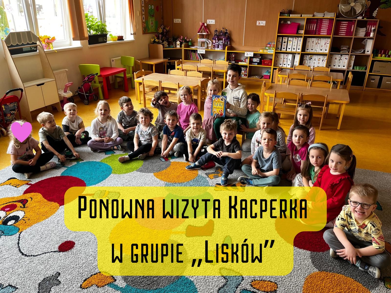 Ponowna wizyta Kacperka w grupie „Lisków”