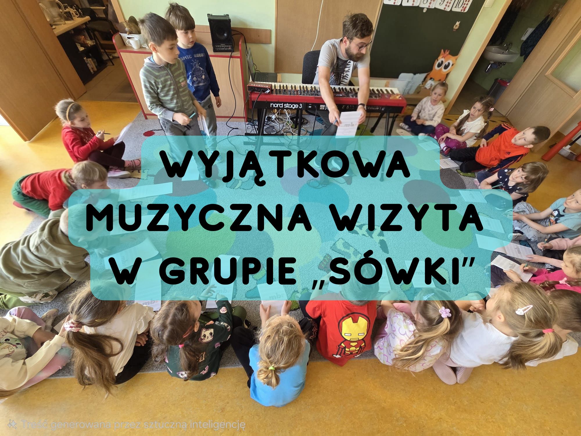 Wyjątkowa muzyczna wizyta w grupie „Sówki”